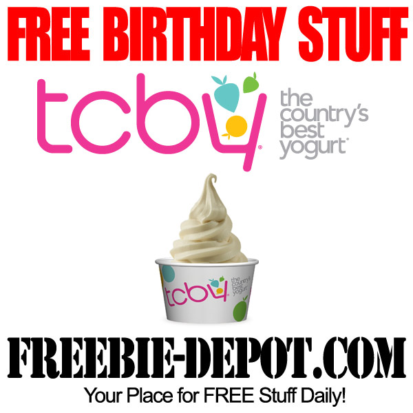 Free Bday Frozen Yogurt Tcby