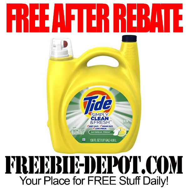 ►► HOT ►► FREE AFTER REBATE – 138 oz Tide Laundry Detergent at Walmart – Exp 7/8/15