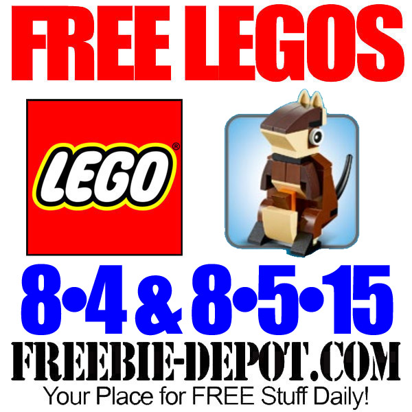 FREE LEGO Mini Model Build – FREE Kangaroo at LEGO Stores – FREE LEGO Toy – 8/4/15 & 8/5/15