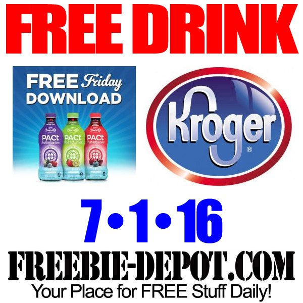 FREE Ocean Spray Fruit Drink – Kroger Freebie Friday Download – FREE Digital Coupon – 7/1/16