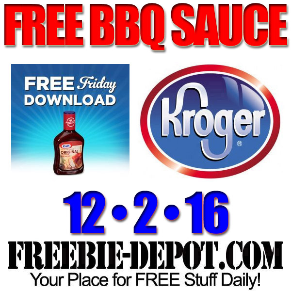 FREE Barbecue Sauce from Kroger – 12/2/16